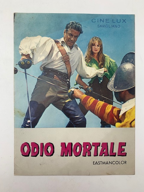 Odio mortale. Un film di Franco Montemurro con Amedeo Nazzari (pieghevole promozionale)